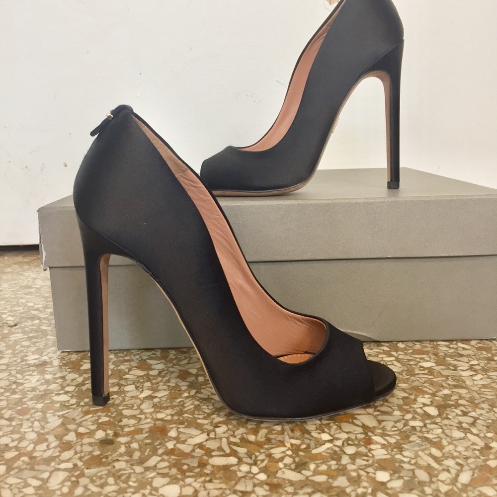 โจ๐โจ BOSS Hugo Boss Staple Opentoe classic pump - Picture 4 of 8